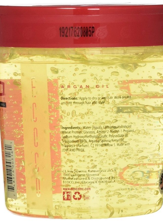 Eco Style جل تصفيف، زيت الأركان، 24 أونصة - Image 1