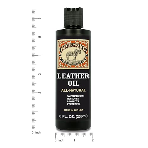 Bickmore Leather Oil Leather Conditioner 8oz | Waterproofs, Protects, and Restores Boots, Jackets, Auto, Furniture, and All Leather Goods | Made in The USA - Image 3