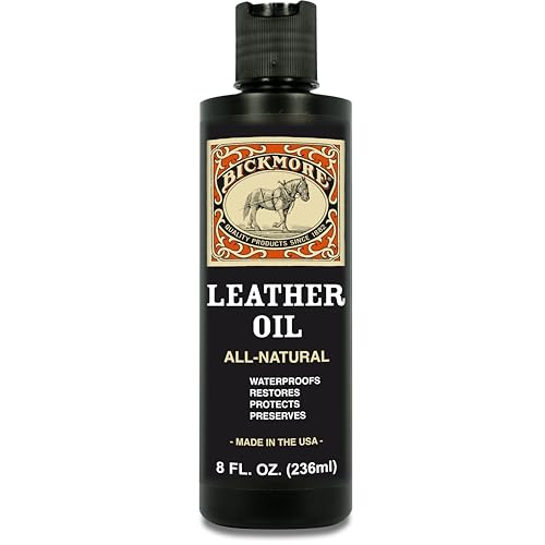 Bickmore Leather Oil Leather Conditioner 8oz | Waterproofs, Protects, and Restores Boots, Jackets, Auto, Furniture, and All Leather Goods | Made in The USA - Image 1