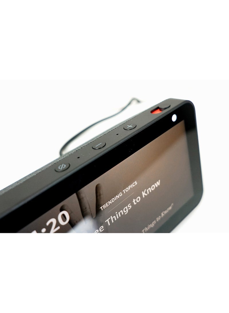 REBENUO Smart Home Systems Show 5  (2rd Gen, 2021 release), Smart Display & alarm clock with clearer sound | Use your voice to control smart home devices, play music or Quran, & more (speaks Khaleeji) black - Image 4