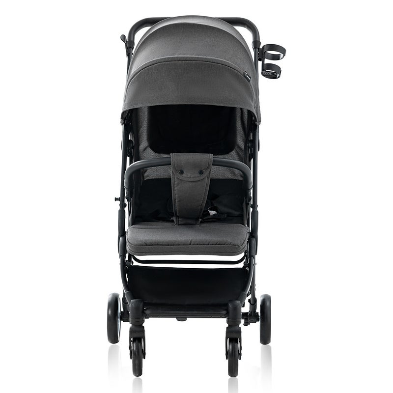 TEKNUM Travel Cabin Stroller with Coffee Cup Holder - Slate Grey - Image 5