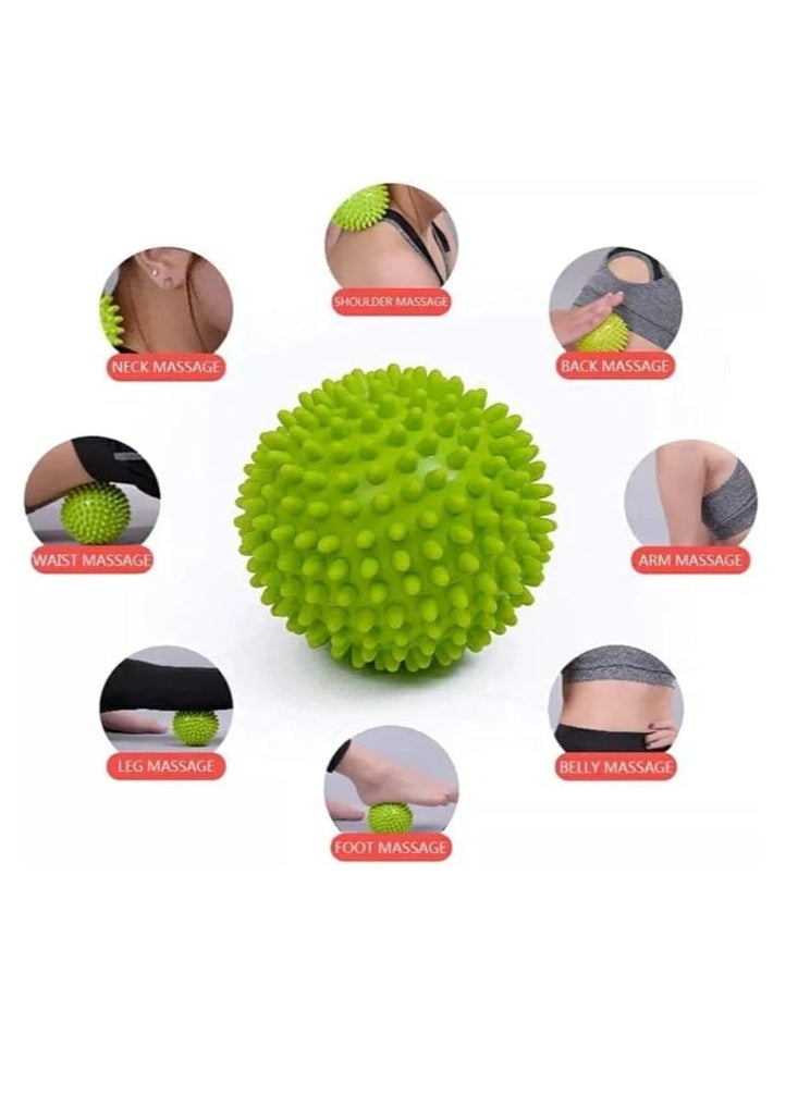 SportQ - Blister Massage Ball, Spiky Feather Massager Ball, Automatic Tissue Massager for the Feet, Sensory Ball to Treat Inflammation, Size 7 cm, Multi-Colour, from SportQ, - Image 1