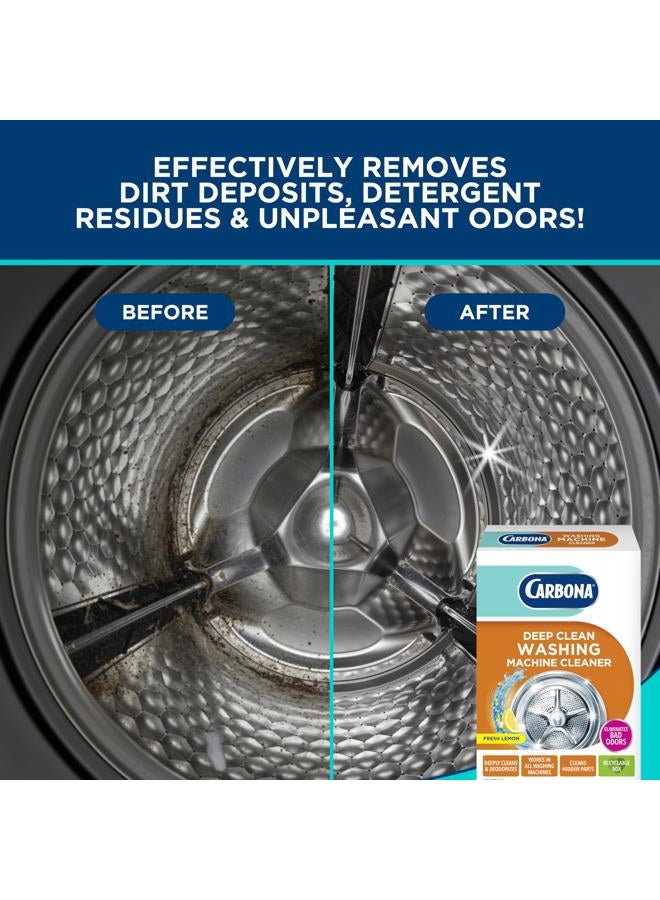 CARBONA ® Washing Machine Cleaner | Eliminates Odor & Residue | 3 Count, 1 Pack - Image 2