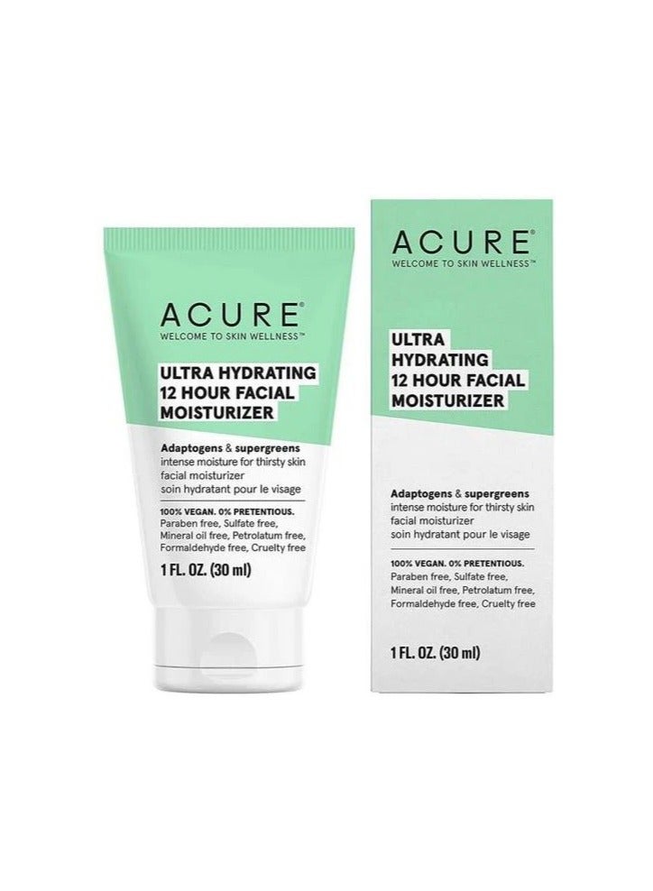 أكيور اكيور مرطب فائق الترطيب للوجه لمدة 12 ساعة - 30 مل - Image 1