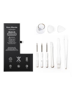 بطارية بديلة لبطارية iphone XS 3200 مللي أمبير عالية السعة فائقة السعة 0 دورة بطارية جديدة ذات أداء يدوم طويلاً طقم تركيب مجاني متضمن
