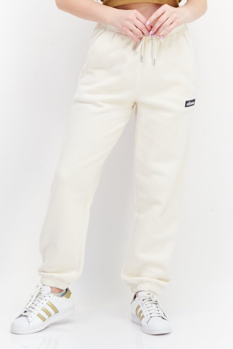 Ellesse سروال رياضي نسائي مناسب للتدريب، أبيض فاتح - Image 1