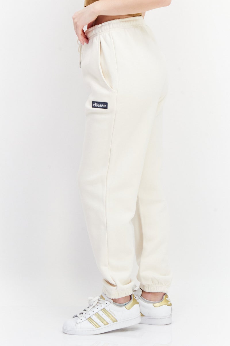 Ellesse سروال رياضي نسائي مناسب للتدريب، أبيض فاتح - Image 3