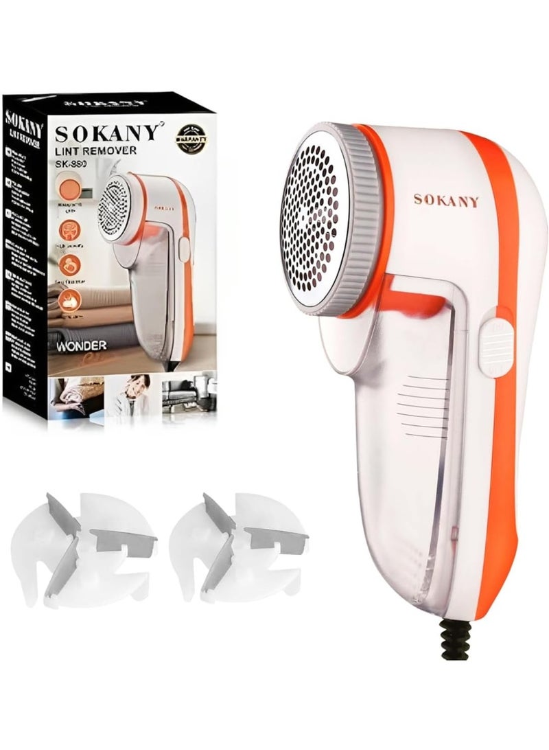 سوكاني اداة لازالة وبر الملابس من سوكاني بالكهربا ء، ماكينة ازالة وبر، تزيل الوبر بسرعة وبفعالية من على الملابس والبلوفر والكنبة والبطانية والستائر والصوف، كشمير، SK-880 - Image 1