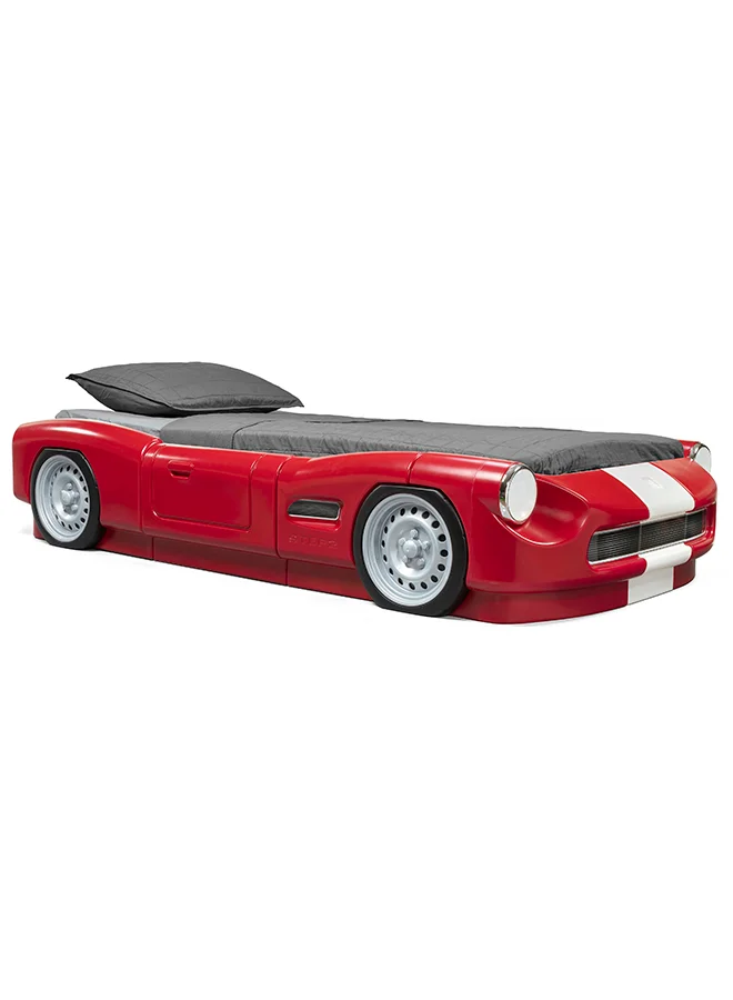 ستيب2 Roadster Toddler-To-Twin Bed Pack Of 2 Boxes - Red