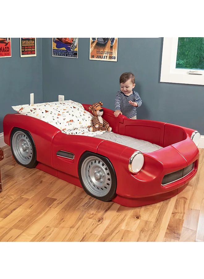 ستيب2 Roadster Toddler-To-Twin Bed Pack Of 2 Boxes - Red