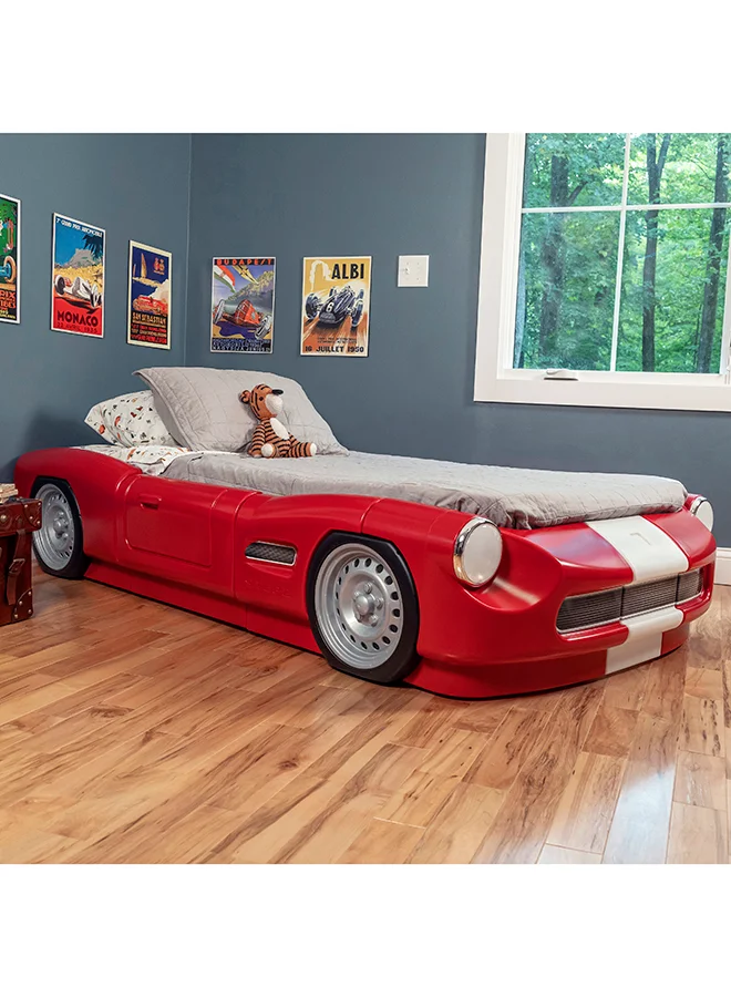 ستيب2 Roadster Toddler-To-Twin Bed Pack Of 2 Boxes - Red