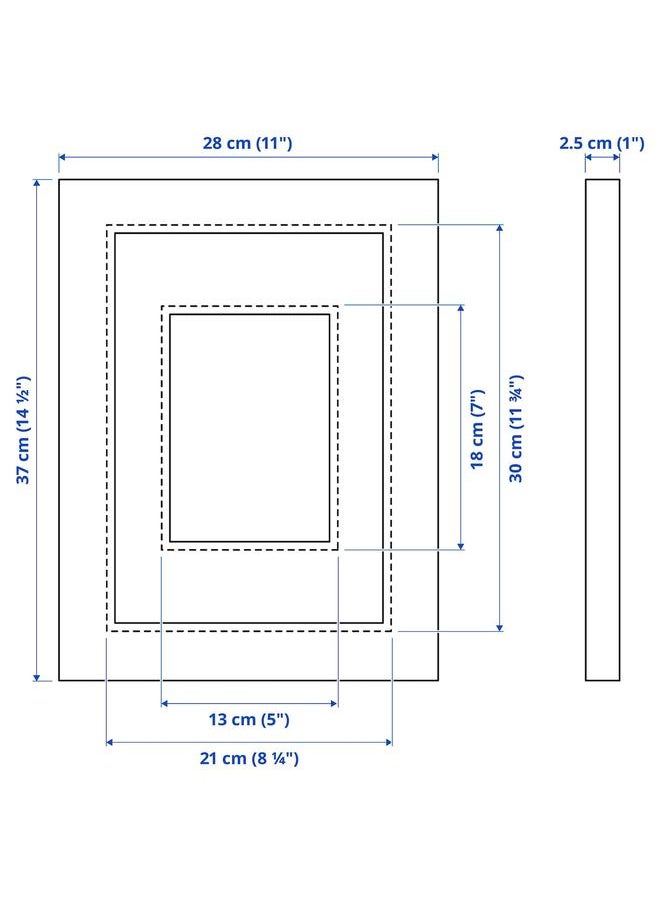 إيروريكس إطار، أبيض، 21×30 سم  - Image 5