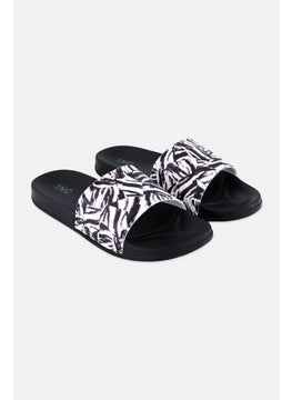 INC Men Medium Slip On Slides, Black  - Image 1