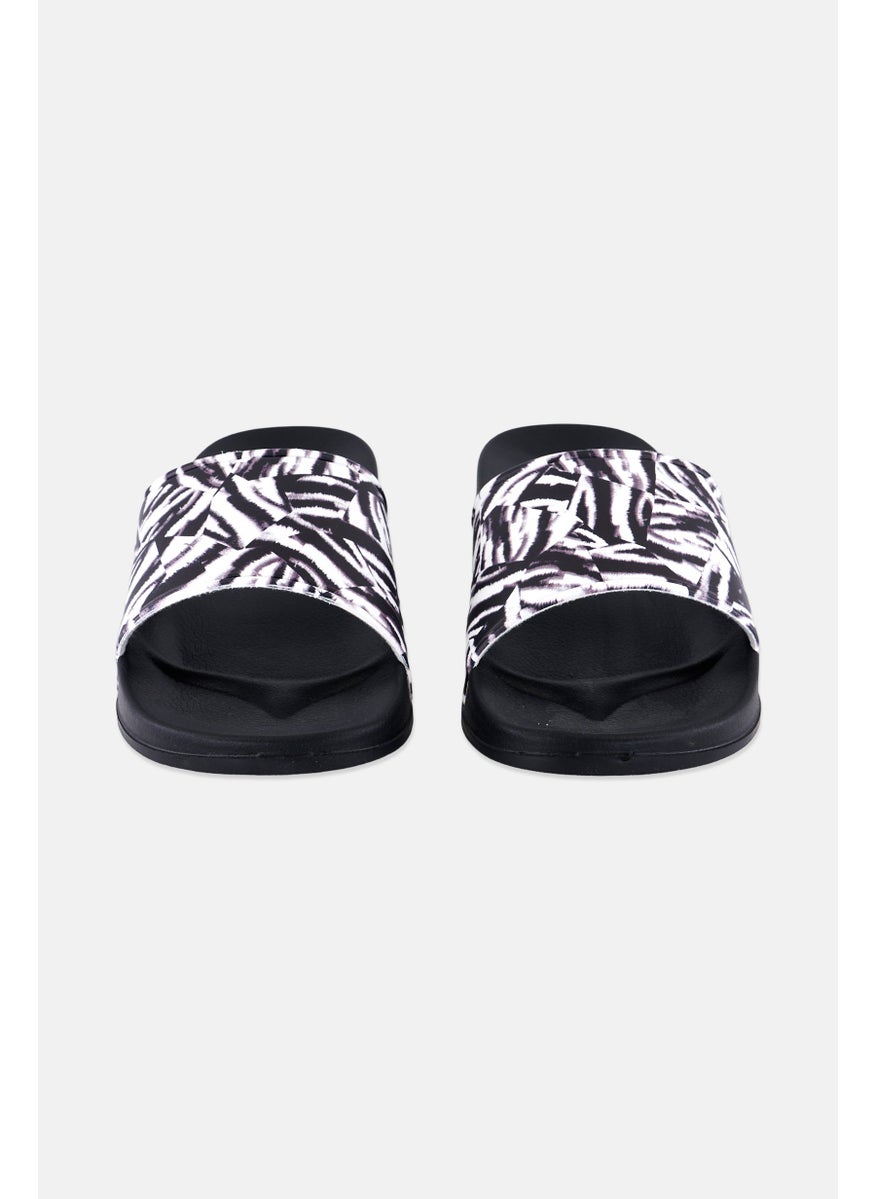 INC - Men Medium Slip On Slides, Black - Image 1