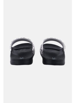 INC Men Medium Slip On Slides, Black  - Image 3