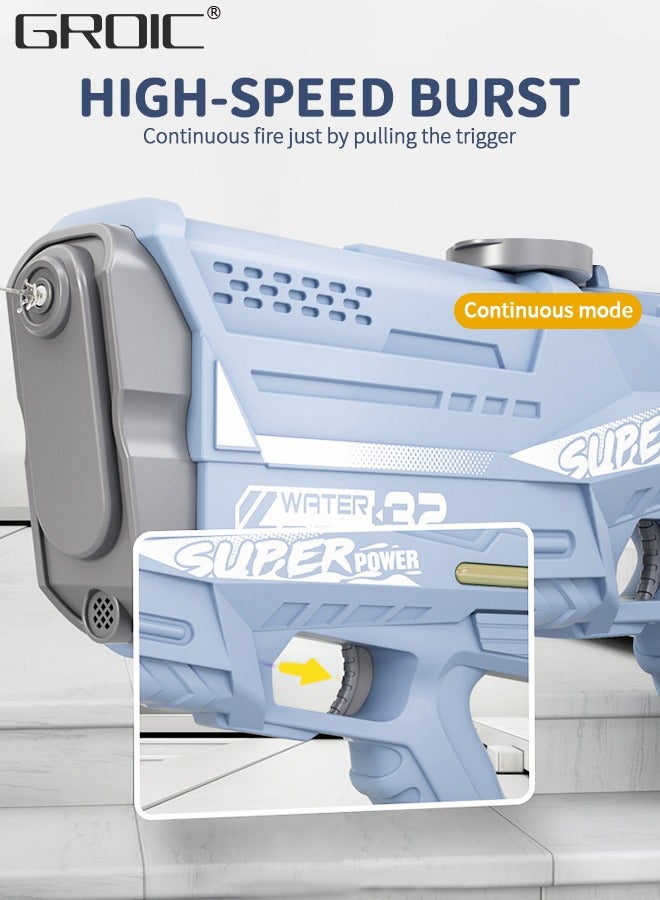 GROIC Electric Water Gun for Kids,Automatic Water Absorption Water Blaster,High Capacity Automatic Squirt Guns,Powerful Water Toy Guns for Swimming Pool,Automatic Continuous Firing Electric Water Gun - Image 3