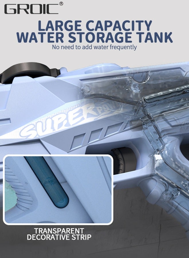 GROIC Electric Water Gun for Kids,Automatic Water Absorption Water Blaster,High Capacity Automatic Squirt Guns,Powerful Water Toy Guns for Swimming Pool,Automatic Continuous Firing Electric Water Gun - Image 4
