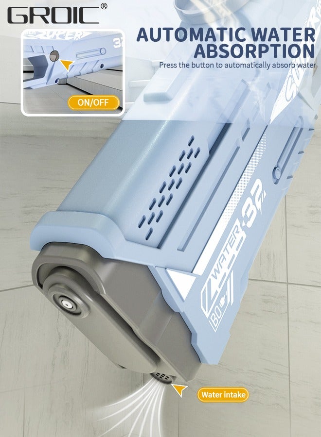 GROIC Electric Water Gun for Kids,Automatic Water Absorption Water Blaster,High Capacity Automatic Squirt Guns,Powerful Water Toy Guns for Swimming Pool,Automatic Continuous Firing Electric Water Gun - Image 5