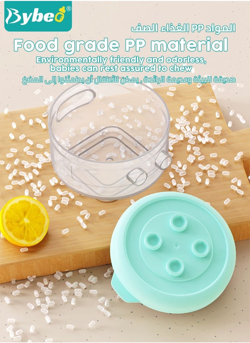 Bybeo - 6 PCS Baby Food Containers, Reusable Infant Food Storage Jars, Small Snack Container with Lids for Infant & Babies, Microwave Dishwasher Friendly - Image 1