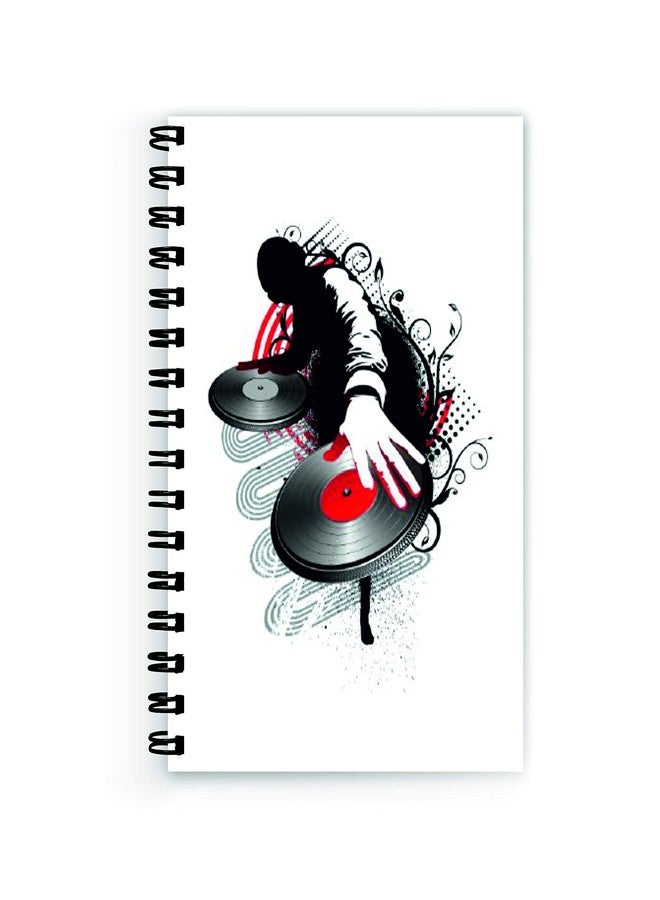 VPRINT QUALITY Wire Bound Spiral Printed,Wire Bound Spiral Printed unruled Music Notebook for Guitar Pages :160 (Size :A5) - Image 2