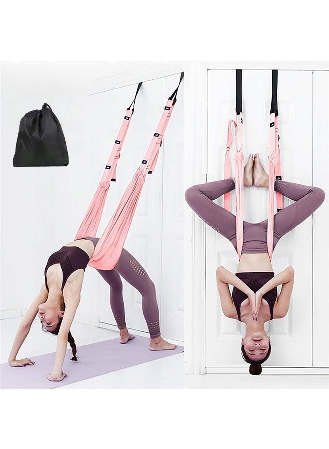 Arabest Yoga Leg Stretcher Strap, Backbend Training Belt with Door Anchor, Flexibility Trainer Stretching Equipment Assist Stretch Strap for Fitness Gymnastics Dance Aerial Yoga Ballet - Image 1