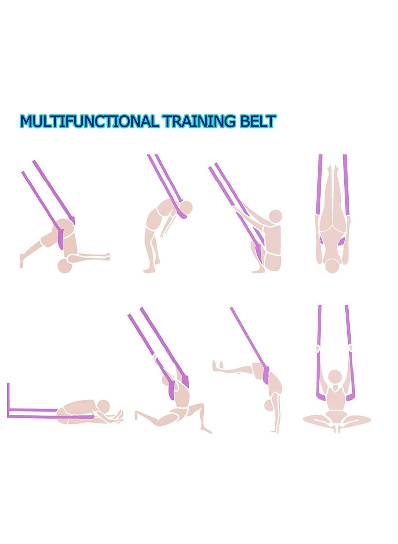 Arabest Yoga Leg Stretcher Strap, Backbend Training Belt with Door Anchor, Flexibility Trainer Stretching Equipment Assist Stretch Strap for Fitness Gymnastics Dance Aerial Yoga Ballet - Image 4
