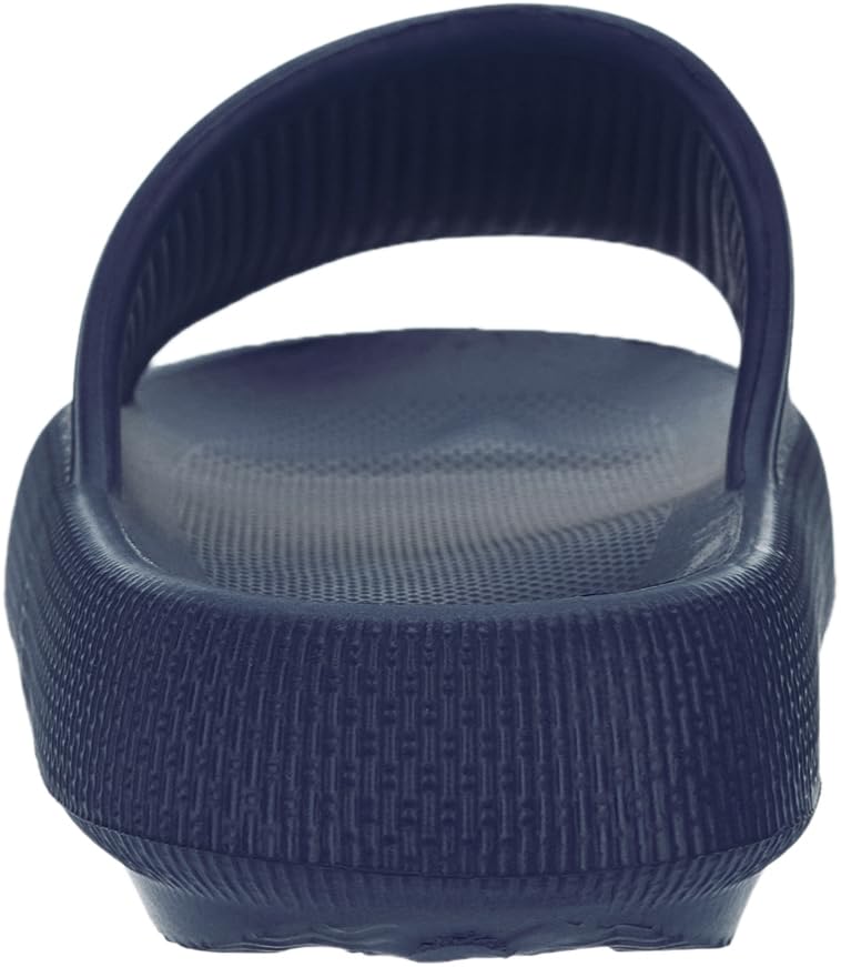 BRONAX Pillow Slippers for Women and Men | House Slides Shower Sandals | Cushioned Thick Sole 46-47 Blue - Image 5