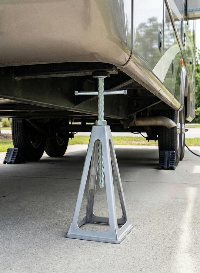 OULEME RV Stabilizer Jacks with Additional Screw Nuts and Cushion Rubber Mats 4 Pack - Image 5