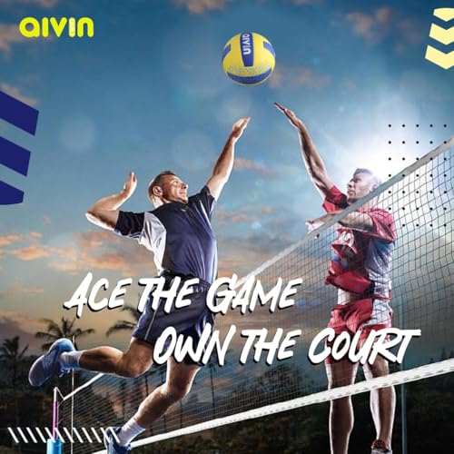 AIVIN Spectre Volleyball,Volleyball Game, for Match Ball, Training Ball, Indoor, Outdoor Ball, Durable for Practice, Waterproof and Suitable for All Surface, 18 Panel, (Yellow) Size-4 - Image 4