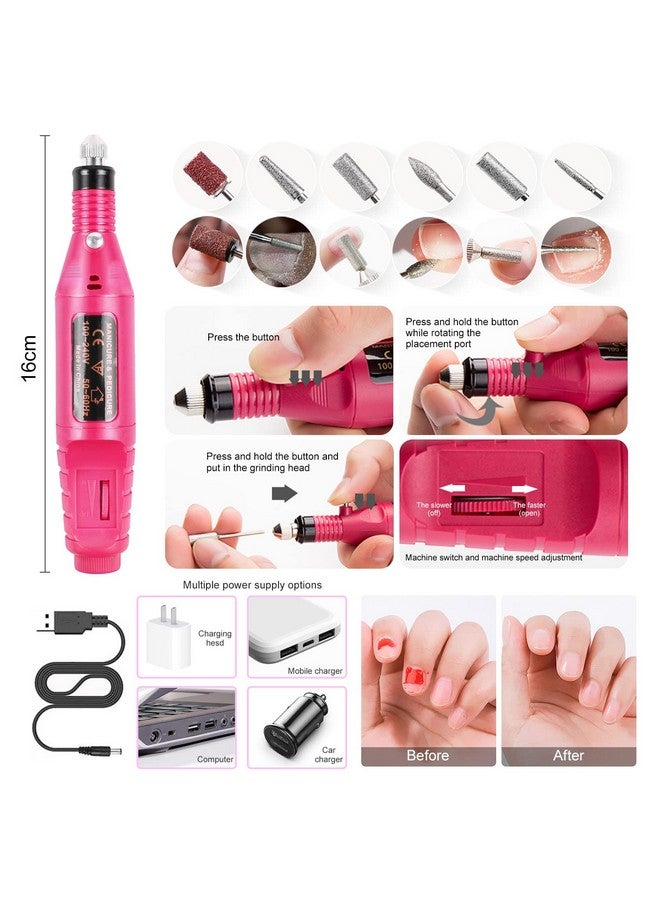 DOUBORQ Acrylic Nail Kit With Drill And U V Light Full Nail Kit Set Professional Nail Starter Kit For Beginners Acrylic With Everything - Image 3