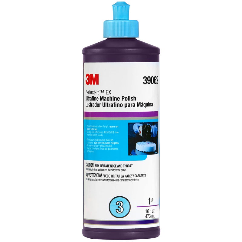 Perfect-It 3M EX Ultrafine Machine Polish, 39062, 1 pt(16 fl oz/473 mL