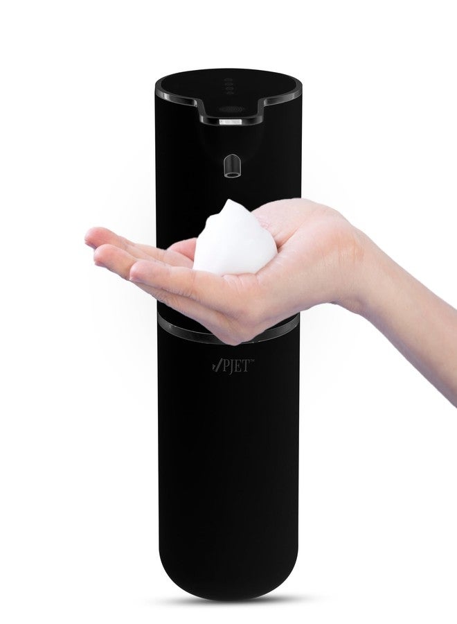 PJET Automatic Hand Wash Dispensers | 350ml Plastic Sensor White Automatic Soap Dispenser for Wash Basin | USB Rechargeable Automatic Hand Wash Dispensers for Bathroom, Kitchen & Office (Black) - Image 1
