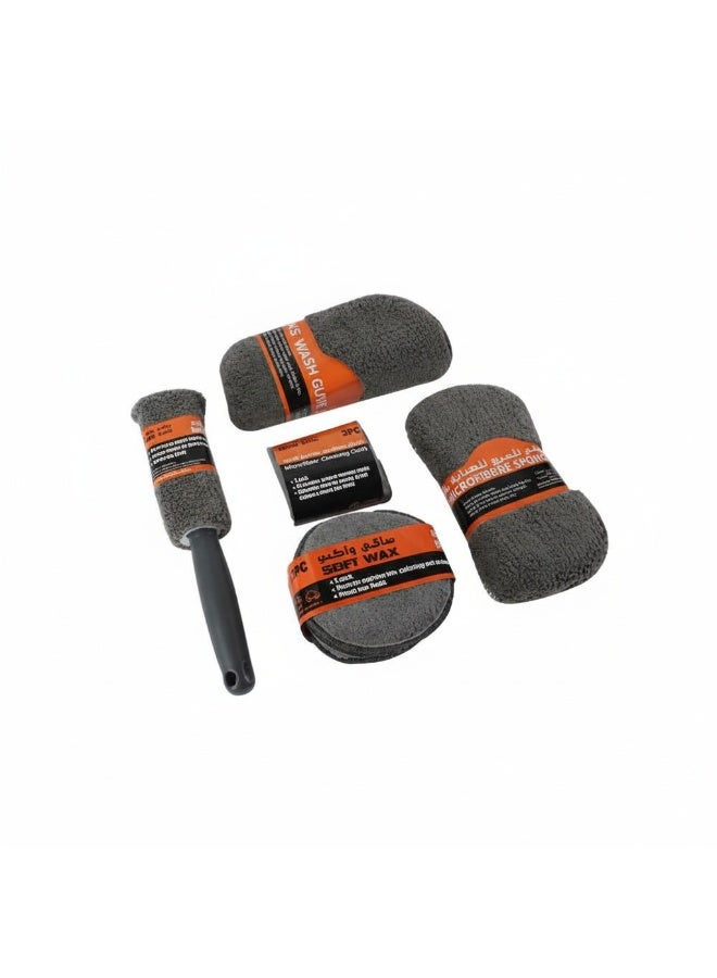 سافي واكس مجموعة مناشف تنظيف السيارة من 9 قطع - Image 2