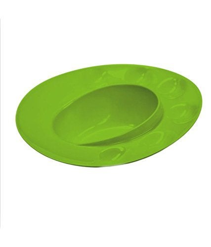 TWOK Pani Puri GOL Gappa PlateBhel PlateChat PlateAppetizer Plate Made of FoodGrade Melamine for Special Snacks Serving 6 - Image 4