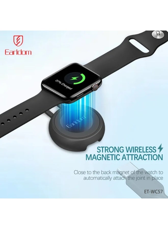 Earldom ET-WC57 Magnetic Watch Charger – Fast & Secure Charging for Smartwatches - Image 3