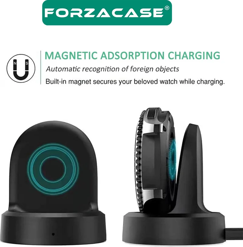 Forzacase USB Magnetic Charging Cable Compatible with Samsung Gear S2/ S3/ S4 1 Meter - FC017