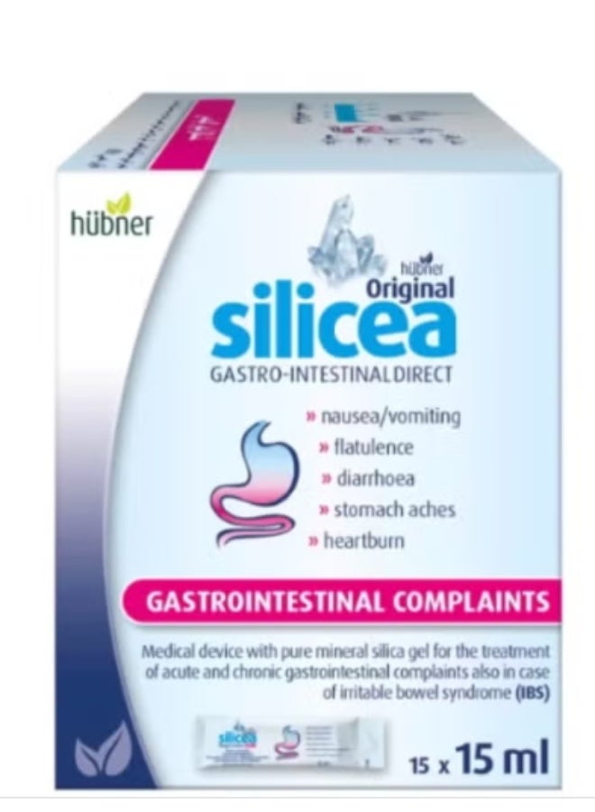 Silicea Gastro Intestinal Gel 15×15ml Sachets