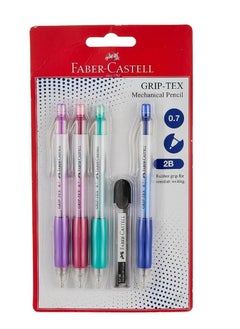4-Piece Mechanical Pencil With a Pack of 2B Leads