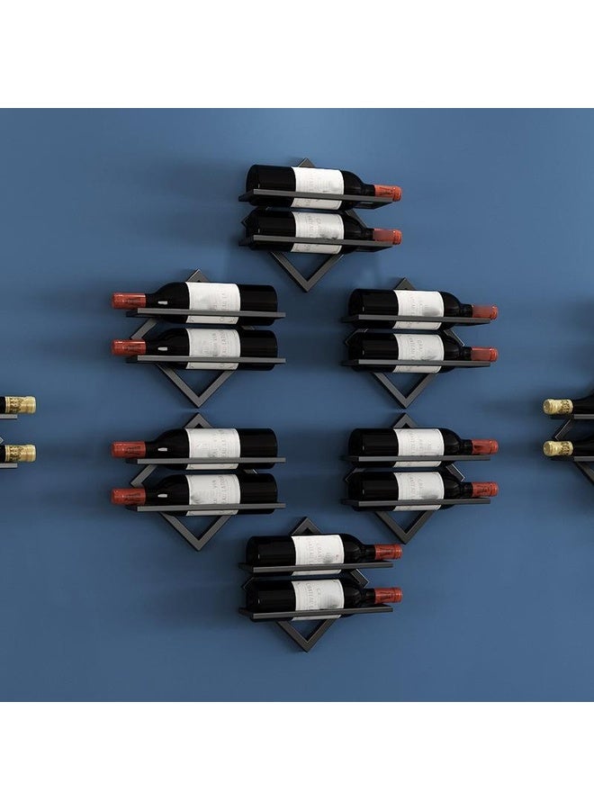 HuHa Wall Mounted Wine Rack Kitchen Dining Room Hanging Wine Glass Wine Bottle Rack( Hanging Cup) - Image 4