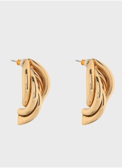 ELLA Twisted Hoop Earrings  - Image 1