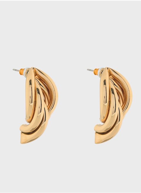 Twisted Hoop Earrings