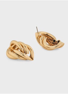 ELLA Twisted Hoop Earrings  - Image 2