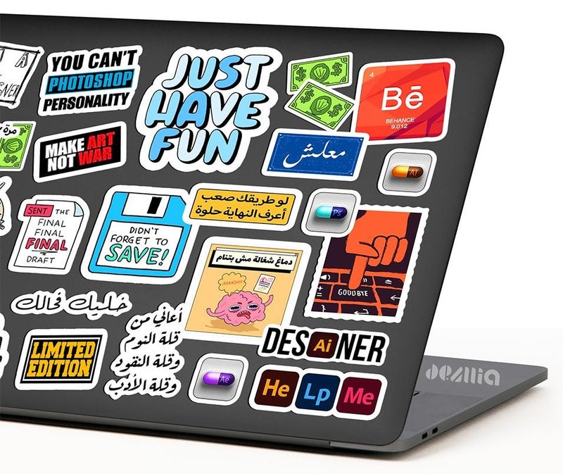 ديزليا ملصقات وإستيكرات لاب توب - SSL/06 - كوليشكن للمصممين - للابتوب والموبايل والكمبيوتر - Image 1