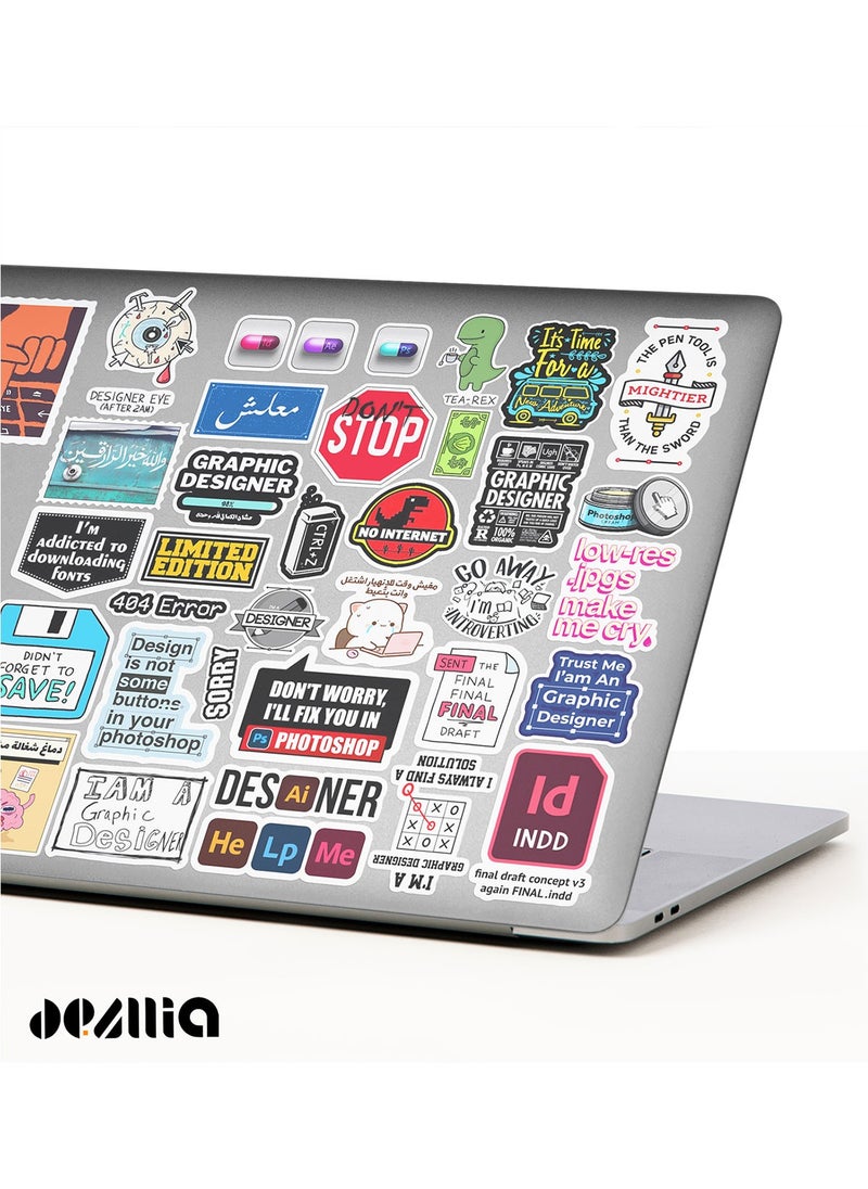 Dezllia - Laptop Stickers - SSL/06 - Designers Collection - For Laptop Phone Computer - Image 1