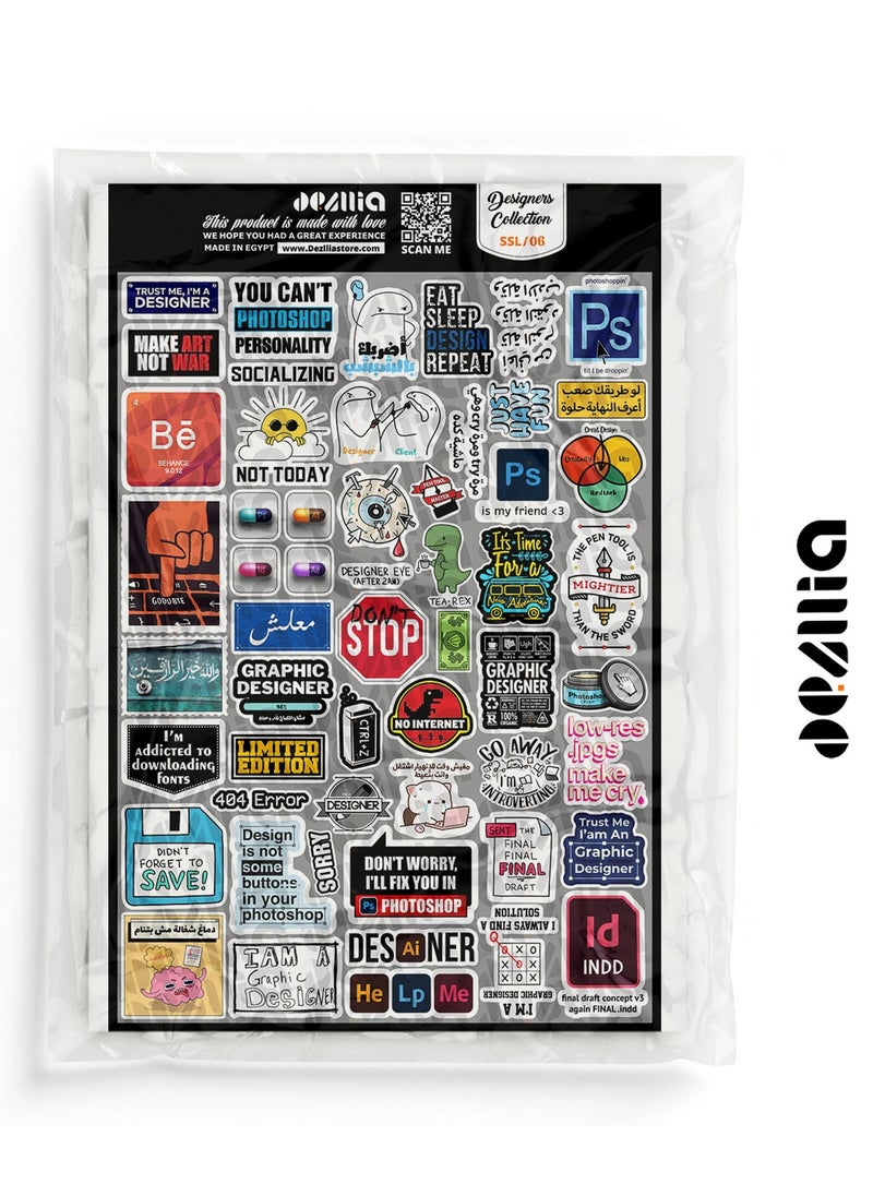 Dezllia - Laptop Stickers - SSL/06 - Designers Collection - For Laptop Phone Computer - Image 1