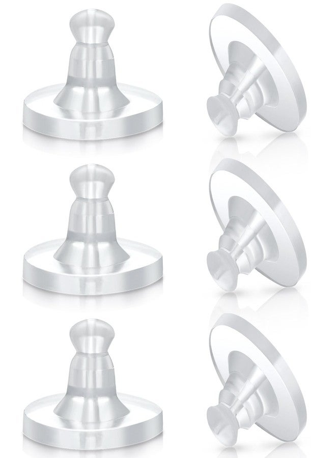 Formulen Earring Backs Rubber,100 PCS Soft Clear Earring Backs for Studs,Hypoallergenic Silicone Earrings Backs Replacement Safety Back Stoppers - Image 1