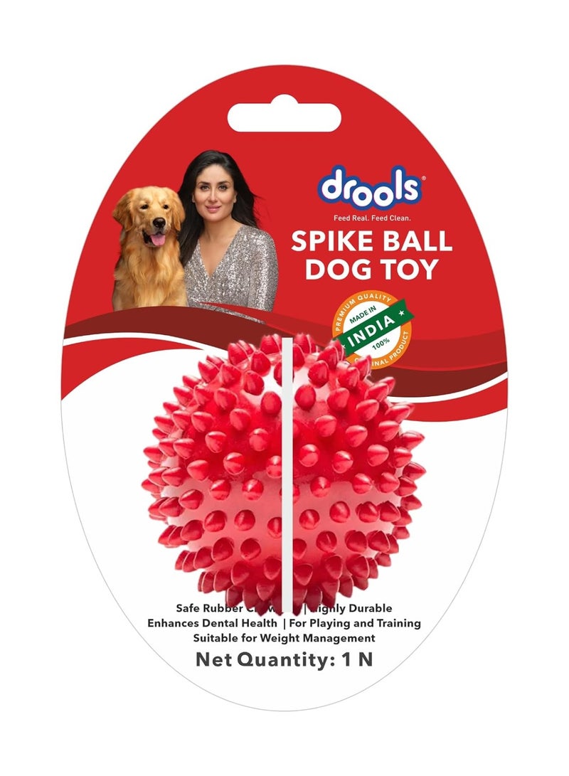 Drools Non-Toxic Rubber Toy for Dogs Hard Ball (Medium) 7.6 cm Pack | Non Destructive Chewing | Enhance Dental Health | High Durability | Helps in Weight Management - Image 1