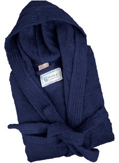 Home Essentials Home Essentials - Unisex hooded bathrobe - 100% cotton, super soft, highly absorbent for women and men - Ideal for daily use, unisex and adult  - Image 1