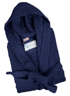 Home Essentials Home Essentials - Unisex hooded bathrobe - 100% cotton, super soft, highly absorbent for women and men - Ideal for daily use, unisex and adult  - Image 4