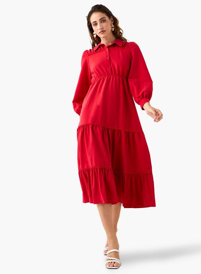 Splash FAV Tiered Shirred Dress - Image 2